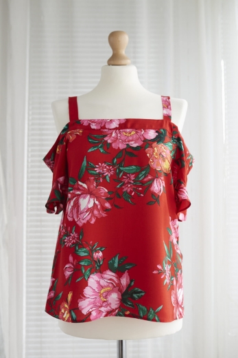 "Ogród IV" bluzka Dorothy Perkins 100% wiskoza - S / 36 - M / 38