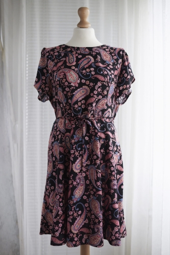 "Letnia sukienka" sukienka Peacocks 100% wiskoza - M / 38 - L / 40