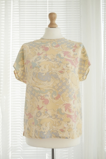"Kogel mogel II" bluzka vintage Liz Clainborne 100% jedwab - XS / 34