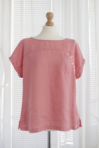 "Dwudzionek vibes II" bluzka M&S 100% len - L / 40 - XL / 42