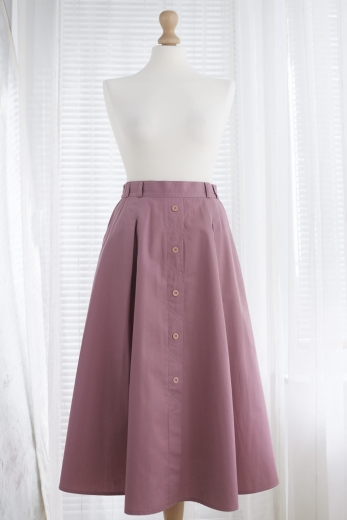 "Rusz w róż" spódnica Peter Hahn vintage 100% bawełna - L / 40