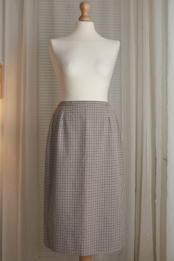 "Retro wigilia" spódnica 38% bawełna 26% wełna - L / 40