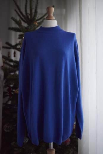 "Szafir" sweter 100% wełna 4XL / 48 - 5XL / 50