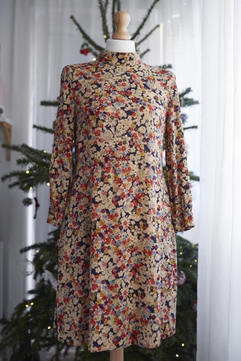 "Fanka Zeppelinów" sukienka Zara 100% wiskoza - S / 36 - M / 38