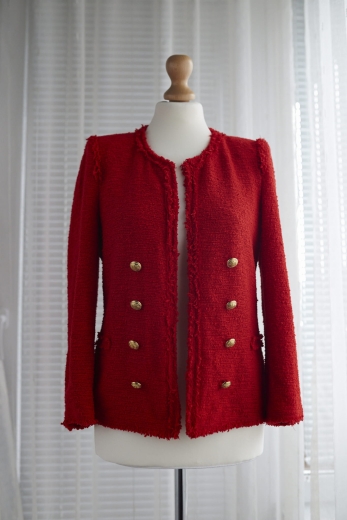 "Dynastia" tweedowy blezer Zara - M / 38 - L / 40