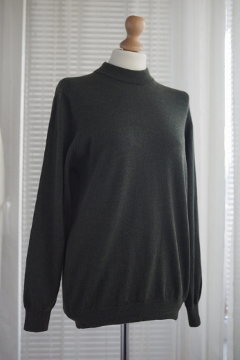 "Jesień w Lancaster" sweter 100% wełna merino - XL / 42