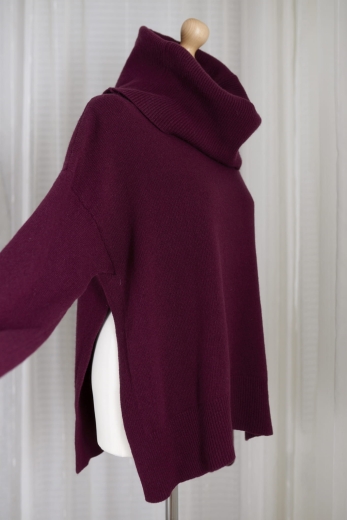"Bordeaux" sweter Gant 90% wełna merino, 10% kaszmir - M / 38 - L / 40