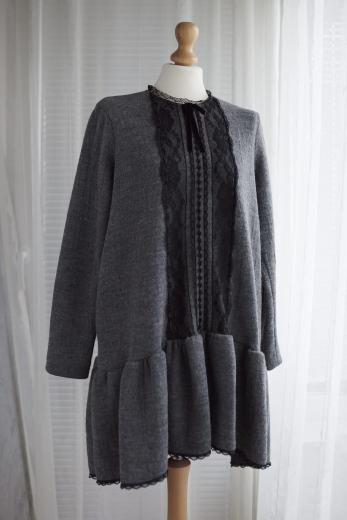 "Blair" dzianinowa sukienka oversize - L / 40 - XL / 42