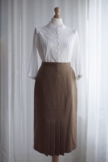 "Warszawianka" spódnica Mody Polskiej vintage wełna - L / 40