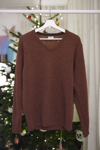 Męski sweter Authentic Casual Wear 100% wełna - M / 38