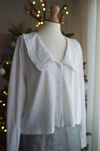 "Retro" koszula z kołnierzem 100% bawełna - XL / 42