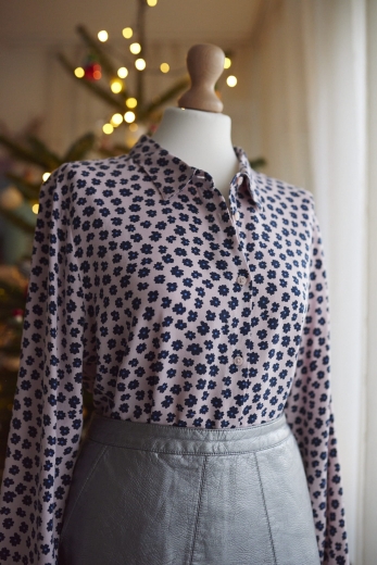 "Graficzka" koszula M&S 100% wiskoza - XXL / 44