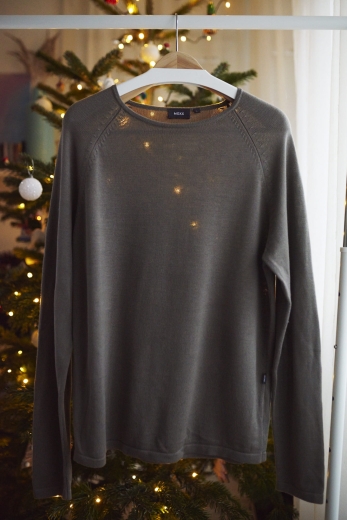 Męski sweter Mexx 60% bawełna 40% jedwab - L / 40