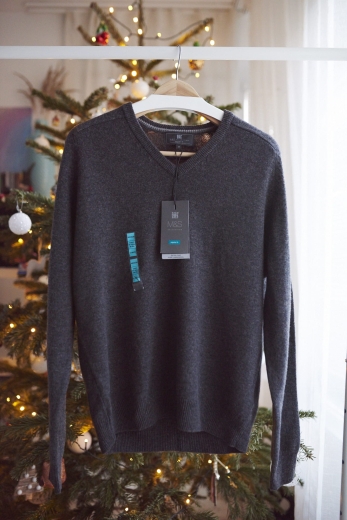 Męski sweter M&S 100% wełna - M / 38 (metki)