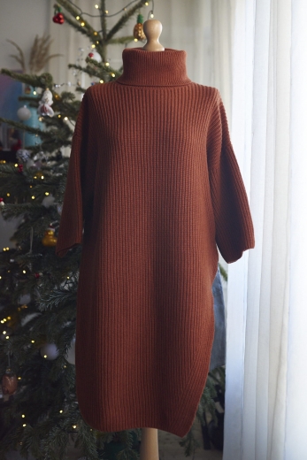 "Cynamon" sweter Selected Femme 50% wełna - S / 36