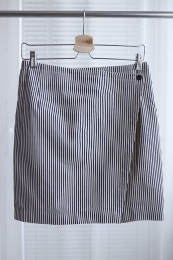 "Filatelistka" spódnica kopertowa vintage - M / 38