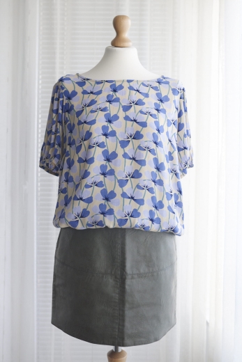 "Łąka" bluzka Pieces 100% wiskoza - M / 38