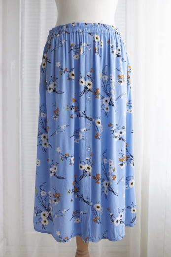 "Wiosna" spódnica Ze-ze Nordic 100% wiskoza - M / 38 - L / 40