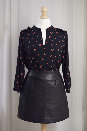 "Czereśniowy sad" bluzka M&S - M / 38 - L / 40