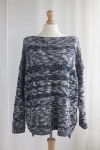 "Zimowy krajobraz" sweter 30% moher 20% alpaka 20% wełna - S / 36 - XL / 42