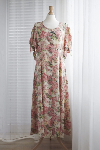 "Czuły ogród" sukienka real vintage - M / 38 - L / 40