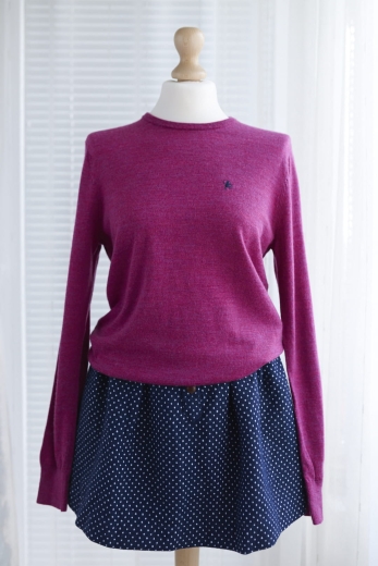 "Buraczek" sweter wełna Monkeys - S / 36