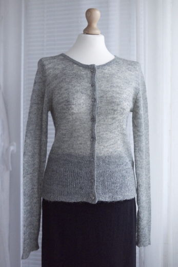 "Tak mi szaro!" kardigan Debenhams wełna moher - S / 36