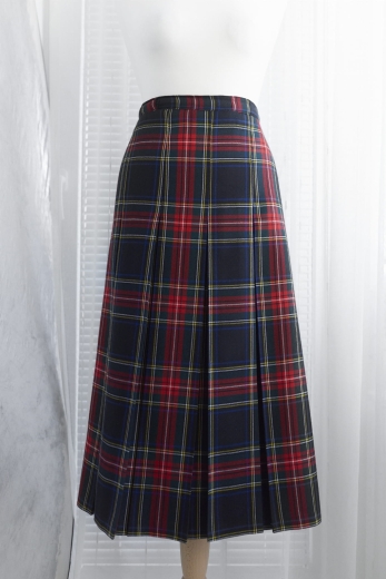 "Grudzień na ulicy Nowy Świat" spódnica Gor-Ray vintage 100% wełna - XXL / 44