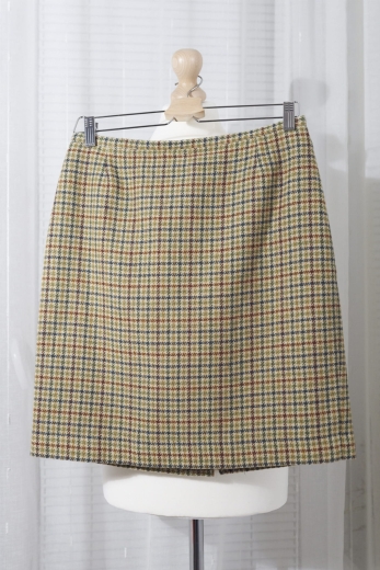 "Hermiona" spódnica Hennes vintage 25% wełny - L / 40