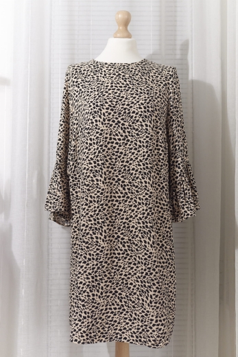 "Dzika natura" sukienka H&M 100% wiskoza - L / 40