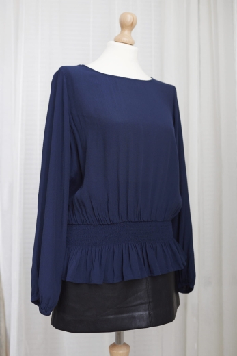 "Jezioro" bluzka M&S 100% wiskoza (metki) - L / 40 - XL / 42
