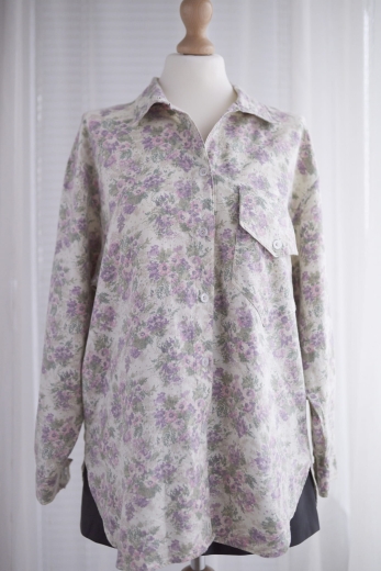 "Pastele" koszula vintage bawełna - S / 36 - XXL / 44