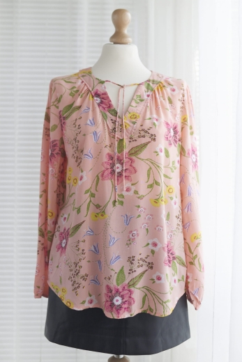 "Polne kwiaty" bluzka Old Navy 100% wiskoza - S / 36