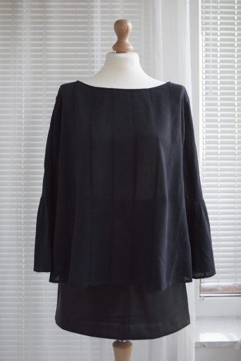 "Korzenie" bluzka Uniqlo 90% bawełna 10% wiskoza - L / 40