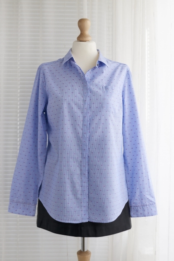 "Różowa szminka" koszula Burton of London 100% bawełna - XL / 42