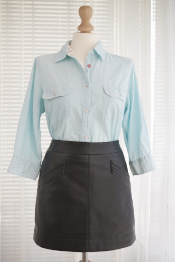 "Aqua" koszula tunika Jean Paul 100% bawełna - M / 38 - L / 40 