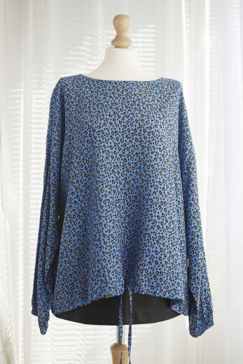 "Druga natura" bluzka Miss E. 100% wiskoza - 6XL / 52