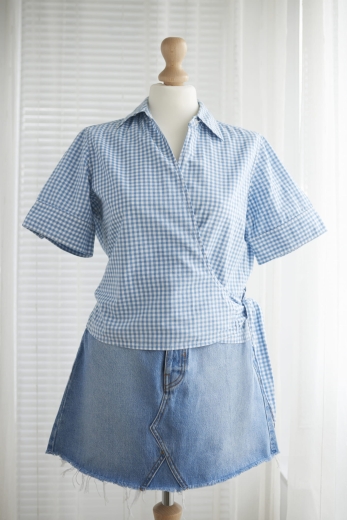 "Vichy" koszula Liz Claiborn 100% bawełna - L / 40