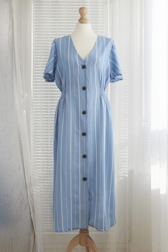 "Piknik na plaży" sukienka Spirit 100% tencel - M / 38