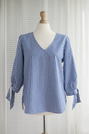 "Parostatkiem w piękny rejs" bluzka H&M 100% bawełna - S / 36