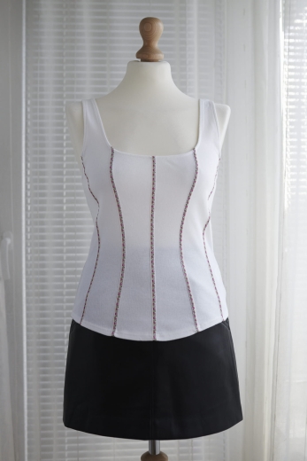 "Poranek na wsi" top M&S 100% wiskoza - M / 38