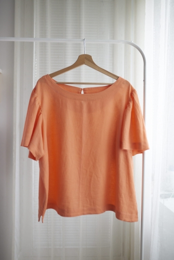 "Trele morele" bluzka M&S 55% len 45% wiskoza - 4XL / 48
