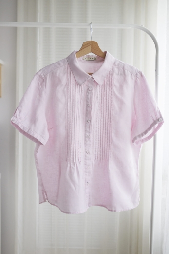 "Wata cukrowa III" koszula Micha 100% len - XXL / 44