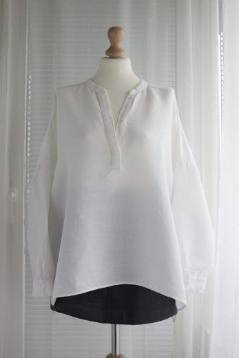 "Biel" koszula oversize Zara len - L / 40 - XL / 42