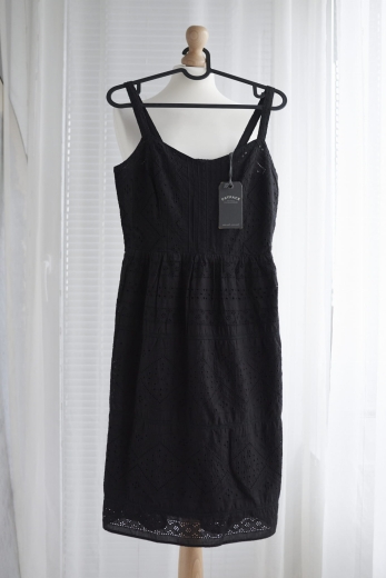 "Letnia mała czarna III" sukienka Fat Face (metki) 100% bawełna - XS / 34